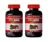 Super antioxidant Supplement - Pine BARK Extract - Cholesterol lowering Products - 2 Bottles 180 Capsules