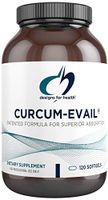 Designs for Health Curcum-Evail - Bioavailable Turmeric Curcumin & Proprietary Curcuminoid Blend with Turmeric Oil, Maximum Absorption - Supports Healthy Inflammatory Response (120 Softgels)