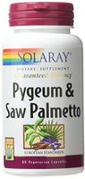 Solaray Pygeum and Saw Palmetto Supplement, 60 Count