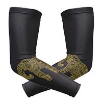 LEVEIS Indian Elephant Arm Sleeves UV Protection for Men Women Sunblock Protective Gloves Running Golf Cycling Driving Long Arm Cover 1 Pair