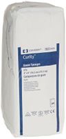 Kendall 2556 Curity Cotton Gauze Sponge, Non-Sterile, 4" Length x 4" Width, 8 Ply (20 Bags of 200)