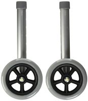 NOVA Medical Products 410si Wheels for 4070/4090, Silver/Black, 5 Inch
