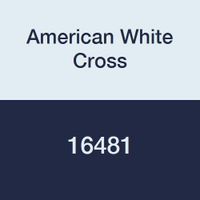 American White Cross Blue Metal Detectable Adhesive Strips, Sterile, Lightweight 2" x 3" Patch Bulk, 1 per Pack, 1500 Pack per Case (Pack of 1500)