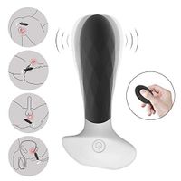 Multiple Speed, Rechargeable Male Postate Massager Handheld Percussion Massager Rechargeable Shoulder, Leg, Calf Pain Relief Full Body,Remote,Corless,Remote,Ultimate Experience,T-Shirt