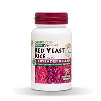 NaturesPlus Herbal Actives Red Yeast Rice, Extended Release - 600mg, 30 Vegan Tablets - Herbal Supplement, Cholesterol Support - Vegetarian, Gluten-Free - 30 Servings