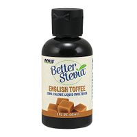 NOW Foods Liquid Stevia, English Toffee, 2 Fluid Ounce