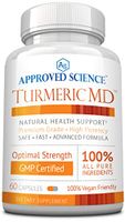 Turmeric MD - with BioPerine & 95% Standardized Turmeric Curcuminoids - Natural Anti-Inflammatory, Antioxidant, Pain Relief and Antidepressant - 60 Capsules (1 Month Supply)