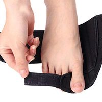 Sundlight A Pair of Flannel Toe Valgus Appliances Thumb Valgus Orthosis for Day and Night Use