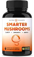 Mushroom Supplement - Lions Mane & Cordyceps Complex with Reishi & More - Immune System Booster & Nootropic Brain Support Formula for Energy, Focus, Memory, Clarity & Stress Relief - 90 Vegan Capsules