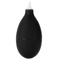 TMISHION Dust Blower Pump Cleaning Tool Camera Watch Phone Keyboard Lens Filter Cleaning Silicone Squeeze Bulb Black/Blue(Black)