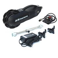 Electeic Wheelchair Conversion Kit, BLDC 24V 250W Gear Hub Motor Wheel 8inch, Handbike Rear Power Assisted Intelligent Engine Power System with 24V 6.6Ah Lithium Battery, DIY (US Charger Plug)