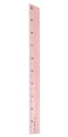 Charles Leonard Primary Ruler, 1/16 Inch Increments, Varnished Natural Wood, 12 Inches, 36-Pack (77556)