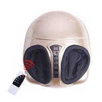 Electric Foot Massager Shiatsu Foot Massage Machine Heated Feet Massager Plantar Fasciitis with Switchable Heat Function Deep Kneading to Reduce Foot Pain for Home Office,Gold