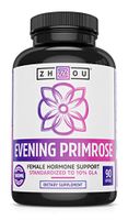 Evening Primrose Oil Capsules- Supports Hormone Balance for Women, PMS & Menopause Support, Cold Pressed & Hexane Free - 1400mg 10% Gla