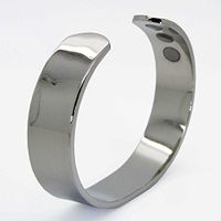 Unisex Copper Bracelet with Magnets for Arthritis Silver Toned Healing Bracelet Copper Bracelet for Pain Relief Sizes M-XL Magnetic Bracelet-SB (L: Wrist 7½"-8½")