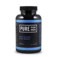 Pure for Men - The Original Vegan Cleanliness Fiber Supplement - Proven Proprietary Formula (120 Capsules with Aloe)