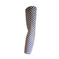1 Pair Flexible Basketball Arm Sleeves UV Sun Protector Volleyball Running Riding Arm Warmers Compression Sleeves,White,XL