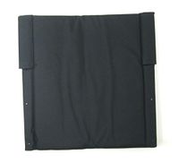 New Solutions UB3579 1 x 12 x 19 in. Nylon 18 in. Back for Wheelchair44; Black