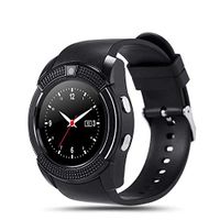 Smart Watch,Bluetooth Smartwatch Touch Screen Wrist Watch with Camera/SIM Card Slot,Waterproof Smart Watch Sports Fitness Tracker Compatible with Android iOS Phones Samsung Huawei