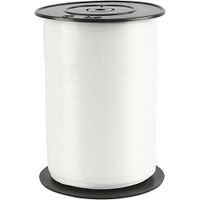 Creativ Gift Ribbon, W: 10 mm, White, 250 m