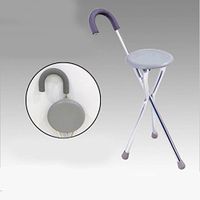 WW Crutch Old Man Multifunction Adjustable Medical Insurance Tripod Crutch Chair