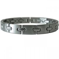 Magentic Therapy Bracelet Cable Cord Silver