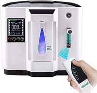 LMXDCS Portable Home Oxygen Ventilator Timing Function Oxygen Ventilator with Adjustable Oxygen Purity, Purity Up to 93% for Home Travel Car Use
