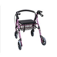Walkers Lxn Multifunctional Old Man Walking Handrail/Auxiliary Medical Device with Seat Plate, Vegetable Basket Foldable Height Adjustable