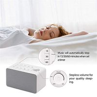 ZHOUHUAW Built-in Auto-Off Timer White Noise Machine with 8 Soothing Nature Sounds, for Home, Travel, Office, Sleep Therapy Machine