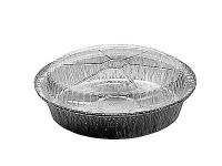 Future FOIL 9 inch Aluminum Disposable Pans Heavy Duty w/Dome Lids 200 Pack