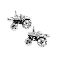 Novelty Mens Creative Cuff Links Silver Car Tractor Shaped Cufflinks Jewelry Jewerly Trendy Cuffs Styling Best Designs Style Designer Design Beauty Popular