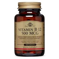 Solgar Vitamin B12 Tablets, 500 mcg, 100 Count