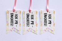 for My Favorite Gift Tag