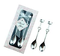 Yuokwer Pack of 12 Coffee Drinking Spoon Teaspoon Set Wedding Favors and Gifts Wedding Gifts for Guests Bridal Shower Souvenirs Party Supplies (Coffee Spoon)