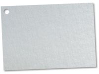 Solid Metallic Silver Theme GiftCards 3-3/4x2-3/4" (30 unit, 6 pack per unit.)