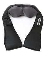 Shiatsu Back Neck and Shoulder Massager with Heat,Deep Tissue 3D Kneading Pillow Massage for Neck, Use at Home, Car, Office and Travel,Black