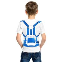 Filfeel Posture Corrector, Blue Adjustable Back Support Belts Back Posture Correction Brace Shoulder Waist Support Band Belt for Kids Students(S)