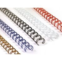 Bronze 3/4" Twin loop Wire-O, 2-1 (100 Pcs.) Bronze