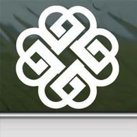 Breaking Benjamin Symbol (version 1) - Vinyl - 4" tall (Color: WHITE) decal laptop tablet skateboard car windows stickers
