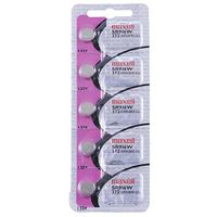 Maxell 372 / SR916W 1.5V Button Battery, Watch Battery - 5 Pieces