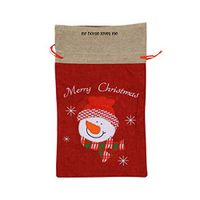 VAbBUQBWUQ My Horse Loves Me Santa Clause Drawstring Candy Goody Toy Gift Stocking Bag Holiday Wrapping Party Favors Presents Decorations