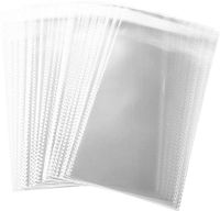 FlanicaUSA 100 pcs 8" x 10" 2 MIL Clear Flat Resealable Cello OPP's/Clear Plastic Bags Good for Bakery, Candle, Soap, Cookie,Jewelry Items Bags.