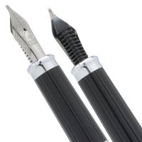 Cross Century II Sterling Silver/Translucent Black Lacquer Medium Nib Fountain Pen