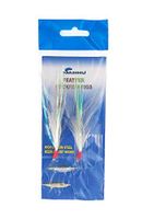 Sanhu Rock Cod Feather Rigs 5/0 White 12 Packs