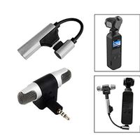 Lyperkin DJI OSMO Pocket Microphone, Premium Durable Type C to 3.5mm Audio Adapter External Wireless Microphone Comaptible with DJI OSMO Pocket