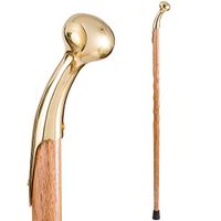 Brazos Walking Cane for Men and Women Handcrafted of Lightweight Wood and made in the USA, Tan Oak, 40 Inches