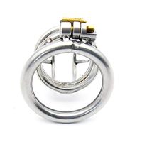 Anti-Derailment Non-Toxic Male Ware, Public Stealth Lock for Happy Flirting, a Bondage Toy That a Partner Likes HAIWEHAO (Size : Ring 45mm)