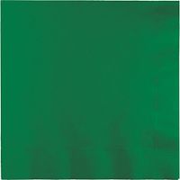 Creative Converting Paper Napkins, 3-Ply Luncheon Size, Emerald Green Color, 50-Count Packages (Pack of 5)