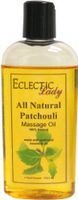 All Natural Patchouli Massage Oil, 4 oz, 100% Natural Ingredients, With Sweet Almond Oil and Organic Jojoba Oil, Preservative Free