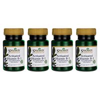 Swanson Activated Vitamin B-1 16 Milligrams 30 Veg Capsules (4 Pack)